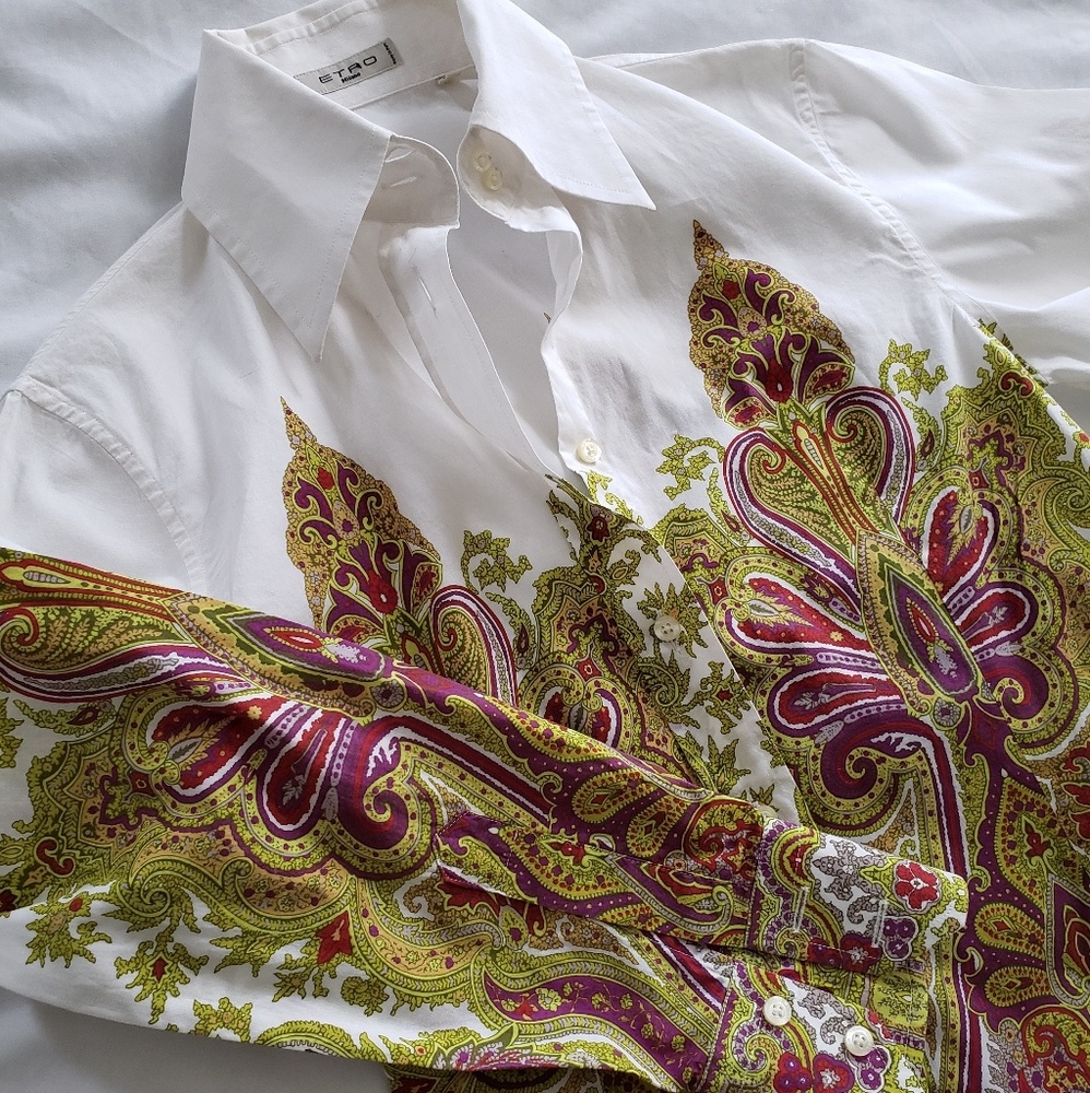 Etro Signature Paisley Print Blouse Shirt